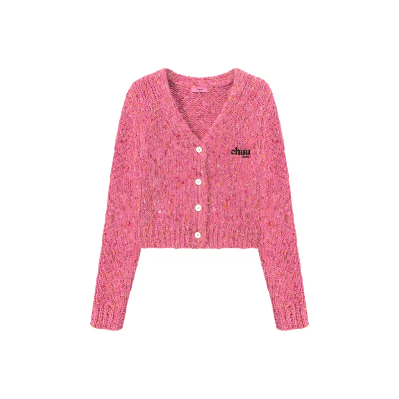 CHUU Cropped Coats Women's Pink Purple-0