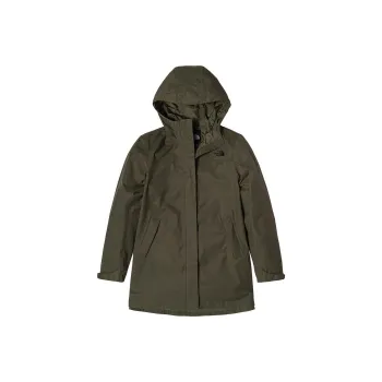 THE NORTH FACE City Outdoor Collection Waterproof And Windproof Windbreaker Jacket Women's Army Green