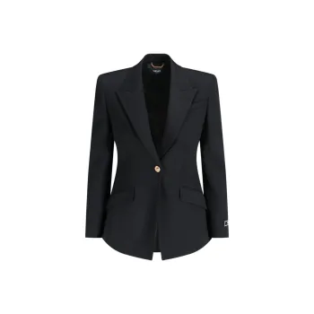 VERSACE Single Breasted Tailored Blazer