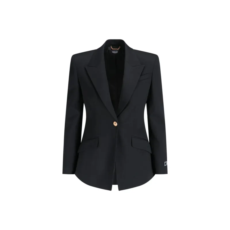 VERSACE Single Breasted Tailored Blazer-0