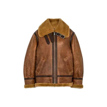 COACH Leather Jackets Women's Khaki