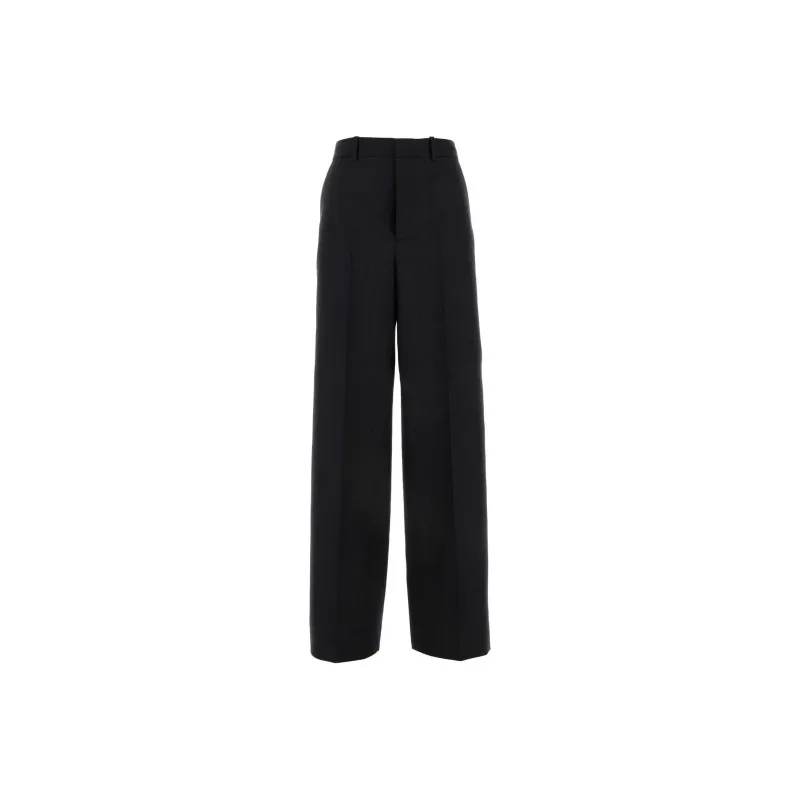 GUCCI Gabardine High Waisted Trousers-0
