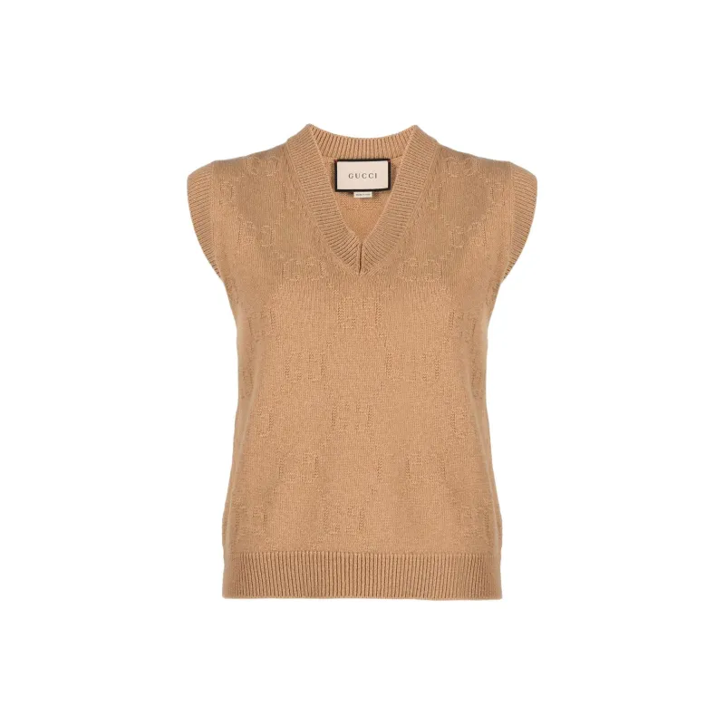 GUCCI Vests Women's Camel-0