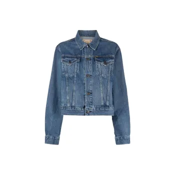 Polo Ralph Lauren Logo Patch Cropped Jacket