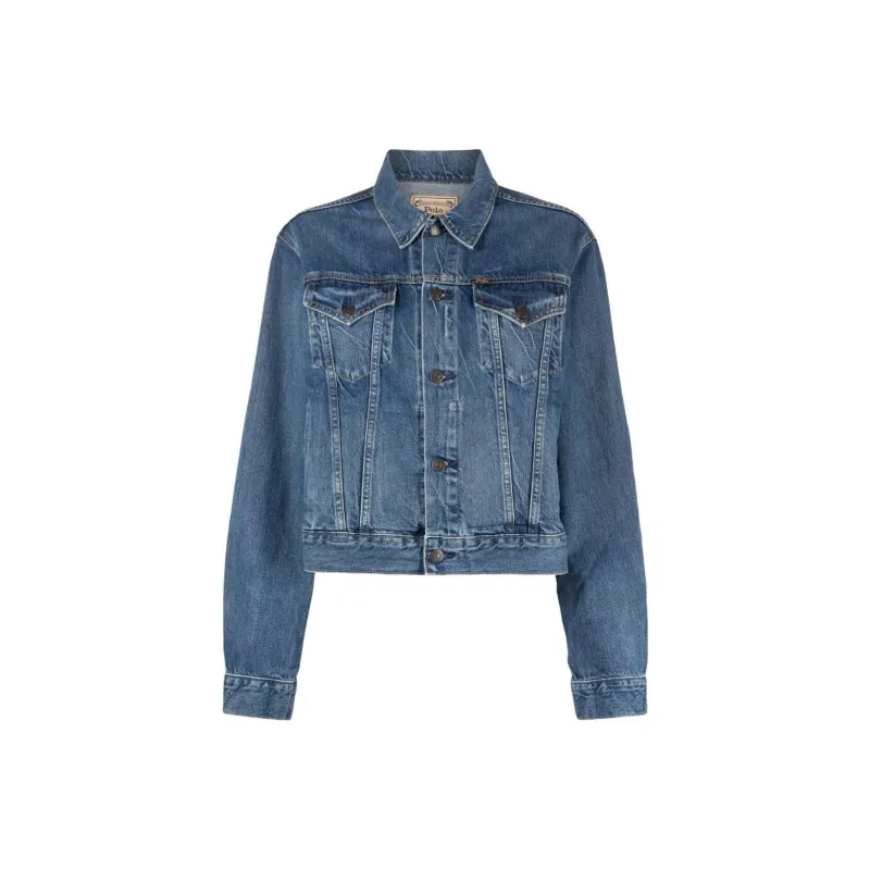 Polo Ralph Lauren Logo Patch Cropped Jacket-0
