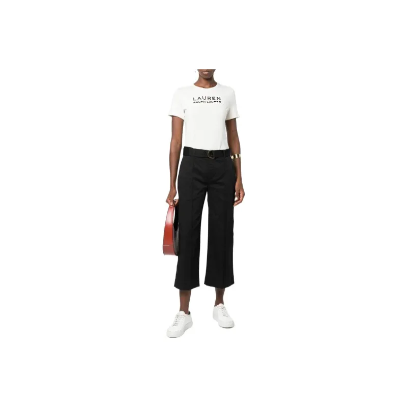 Polo Ralph Lauren Brienda Belted Cropped Trousers-0