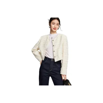 CHUMIAN Cropped Coats Women's