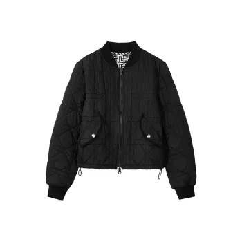 Yu Qianwen Puffer Jacket Women's Black