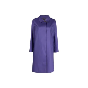 MACKINTOSH SS24 Trench Coat Women's Electric Purple