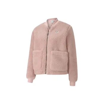 PUMA Velvet Jackets Women's Wedding Pink