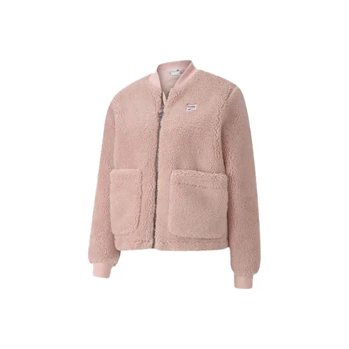 PUMA Velvet Jackets Women's Wedding Pink