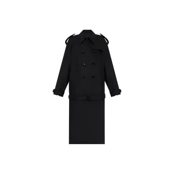 Givenchy Double-Breasted Belted Coat