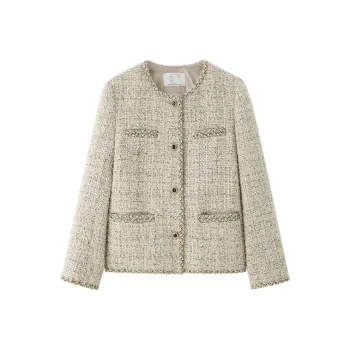 Luqingyi Velvet-feel Coat Women's Gold