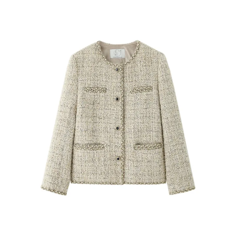 Luqingyi Velvet-feel Coat Women's Gold-0
