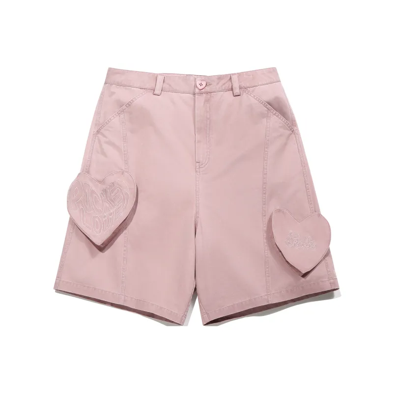 Guuka Casual Shorts Unisex Bean Pink-0