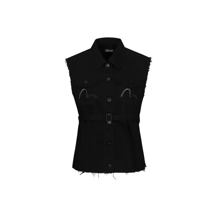 EVISU Vests Women's Black-0