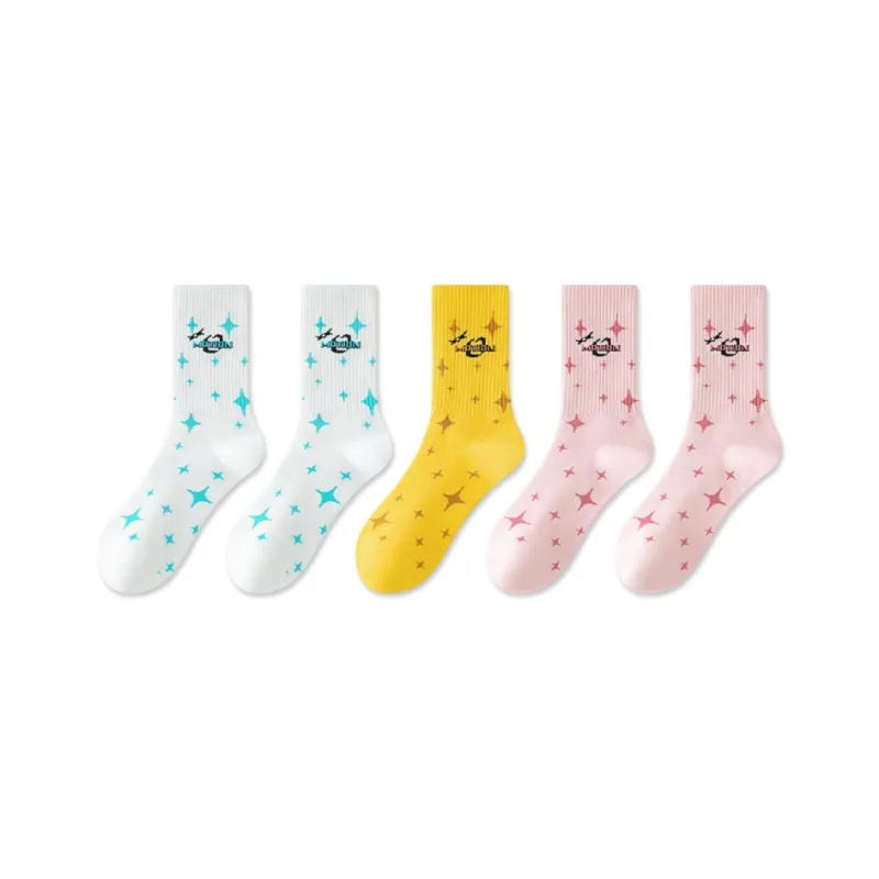 Taste The Color Mid Calf Socks Women's 5 Pack-5