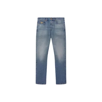 VERSACE MEDUSA BIGGIE Series Jeans Men's Blue