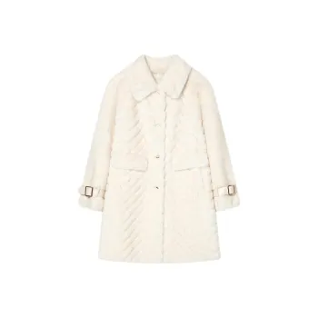 YINER GoodLand Coats Women's Ecru