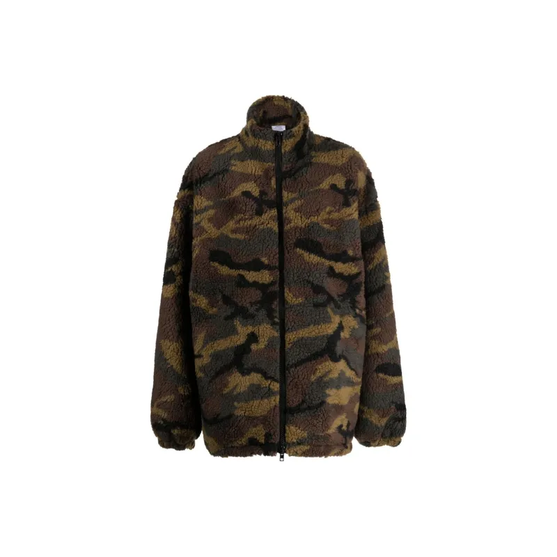 Vetements Camouflage-print Fleece Jacket-0