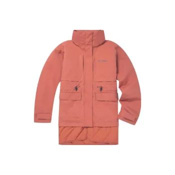 Columbia Puffer Jacket Women's Orange Red