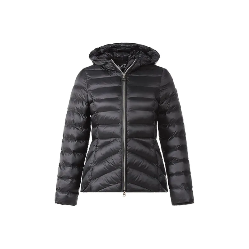 EMPORIO ARMANI EA7 Puffer Jacket Women's Black-0