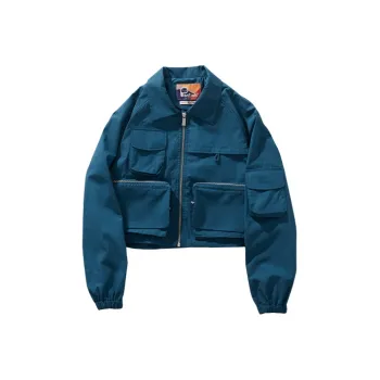Penfield Cropped Coats Women's Peacock Blue
