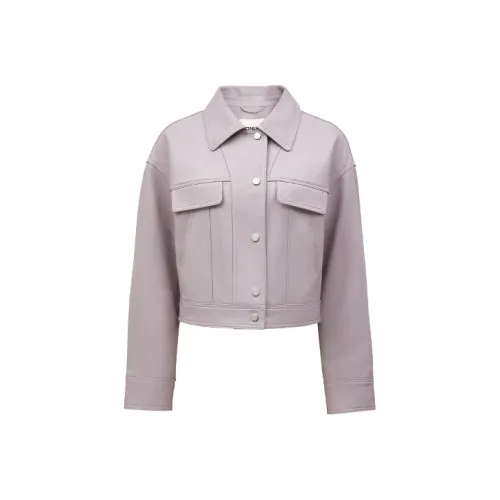 ONLY Leather Jackets Women's Raindrop Purple LEATHER23_RAIN DROP
