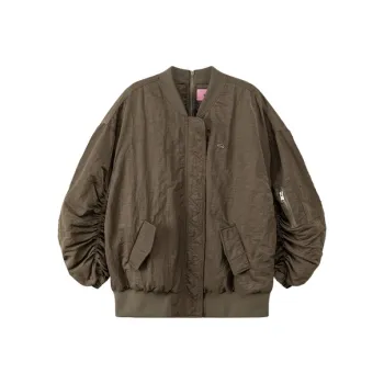 CHUU Cropped Coats Women's Mustard Green
