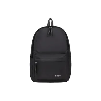 SNOOPY Polyester Backpack Large Size Men's Black