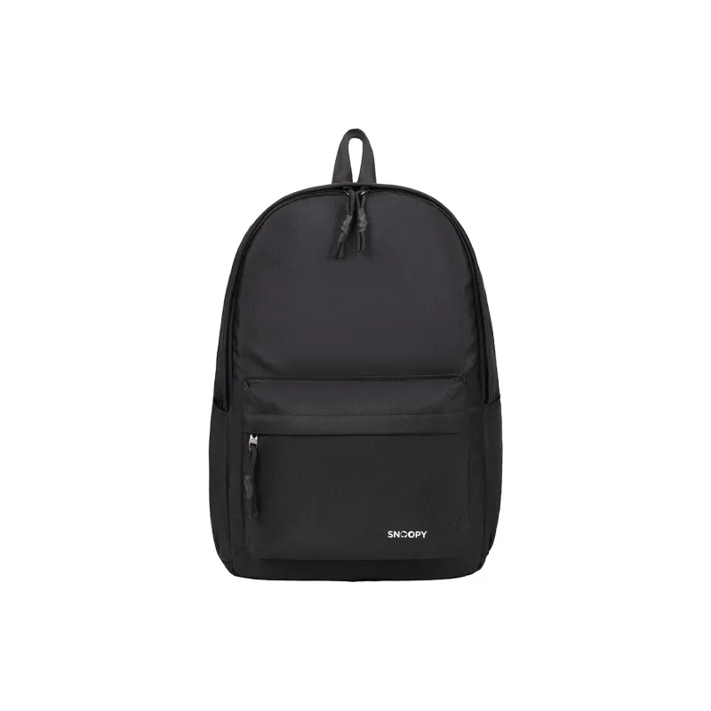 SNOOPY Polyester Backpack Large Size Men's Black-0