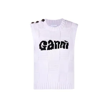 GANNI Vests Women's Purple