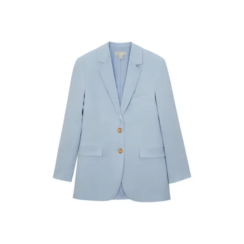 MICHAEL KORS FW23 Business Suits Coats Women's Sky Blue