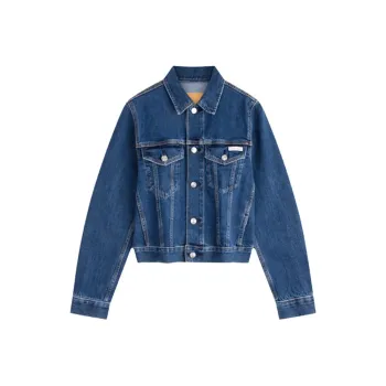 CALVIN KLEIN Denim Jacket Women's Blue