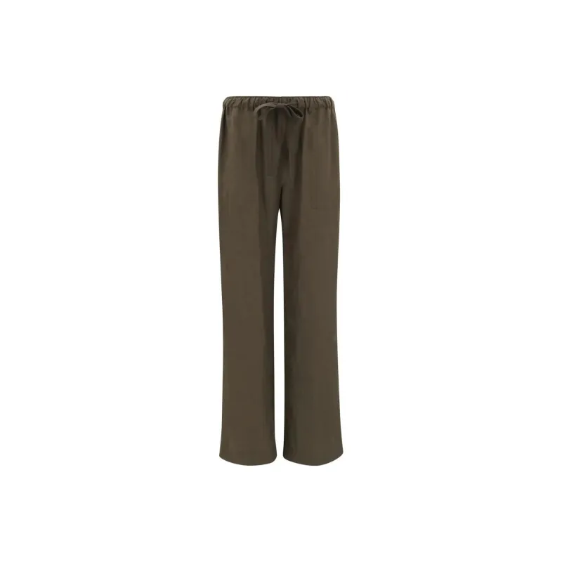 VINCE Mid rise Drawstring Trousers-0