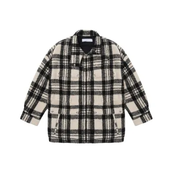 IRO NIGHT Bielo Checked Coat