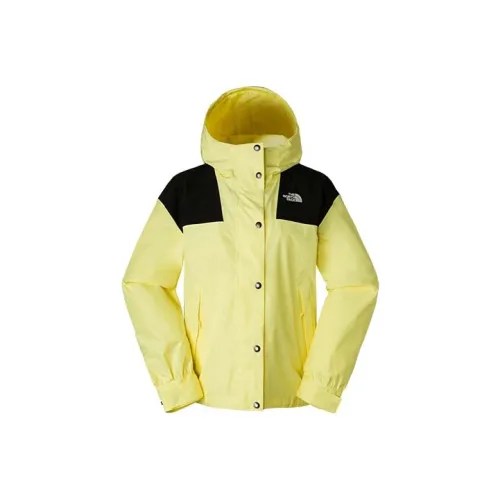 THE NORTH FACE UE Series Outdoor Hiking Water Resistant Windproof Breathable Windbreaker Jacket Women's Yellow