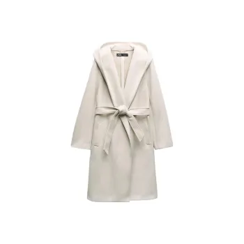 ZARA Coats Women's White