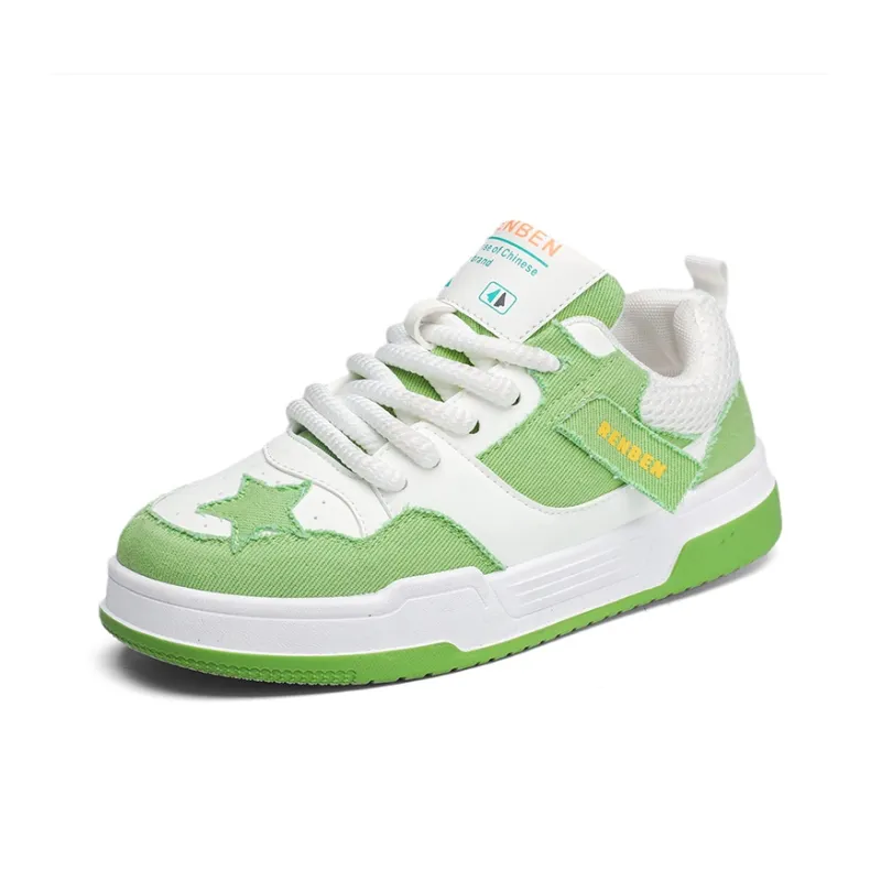 RENBEN Slip Resistant, Breathable, And Supportive Low Top Skateboard Shoes Men's-1