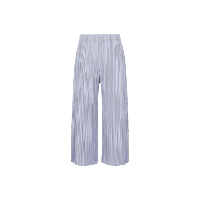 PLEATS PLEASE ISSEY MIYAKE SS23 Knitted Sweatpants Women's Light Purple-0