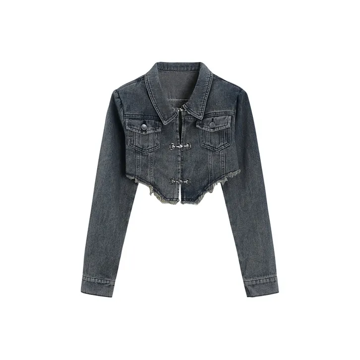 ETSE Denim Jackets Women's Blue-0