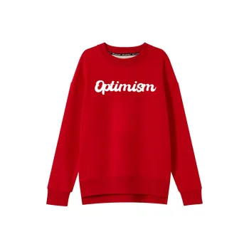 Oudifu Sweatshirts Women's Red