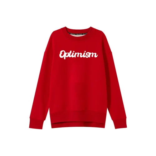 Oudifu Sweatshirts Women's Red