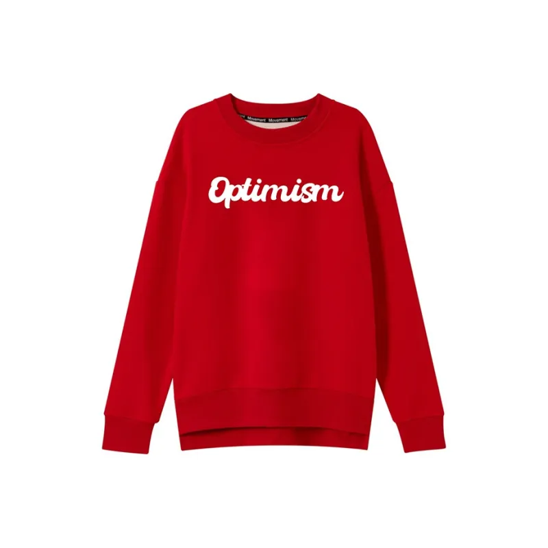 Oudifu Sweatshirts Women's Red-0
