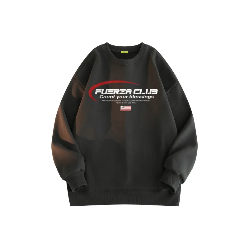 FUERZA Sweatshirt Unisex Apricot-8