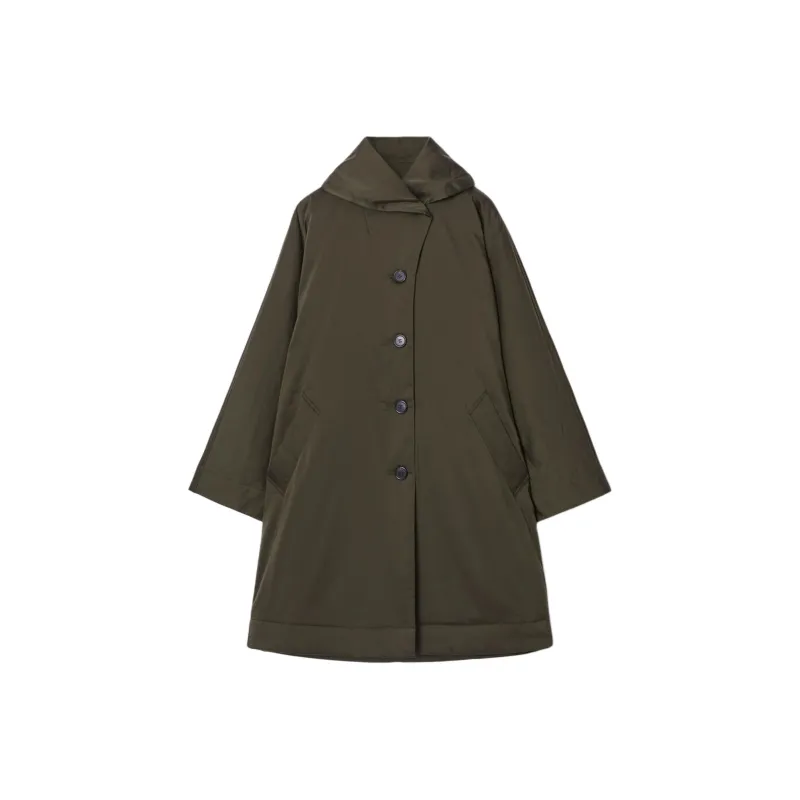 COS Coats Women's Khaki Green-0