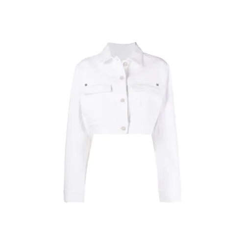 Givenchy Cropped Denim Jacket 'White'