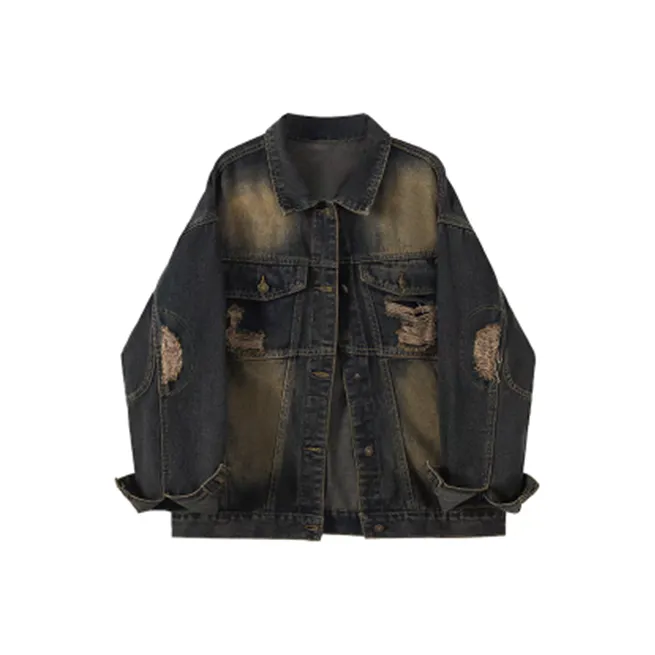 EOEI Denim Jacket Women's Black-0