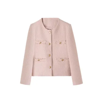 HIPPIEMISS Cropped Coats Women's Pink