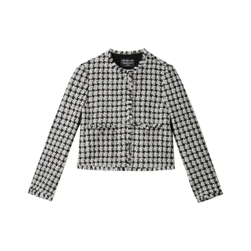 THE SEA LIFE Cropped Coat Women's Black Mage